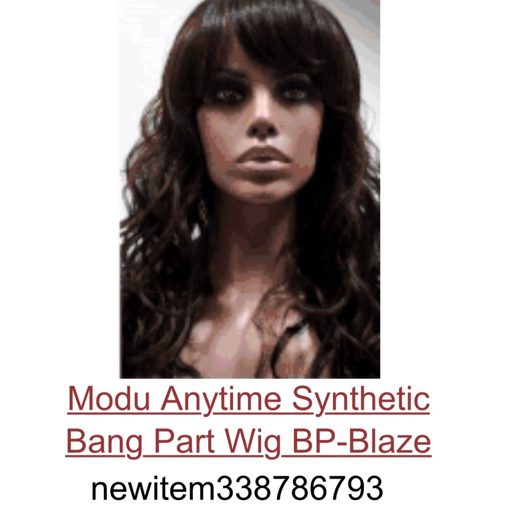 B Blaze Color 4 brown Synthetic heat friendly Wig
